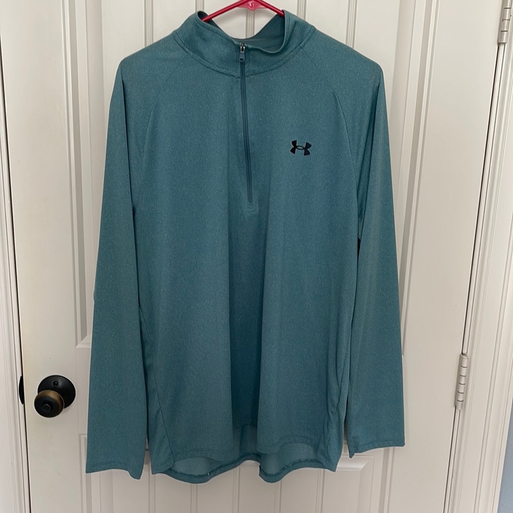 Under Armor 1/4 zip shirt.  XL, long sleeve.